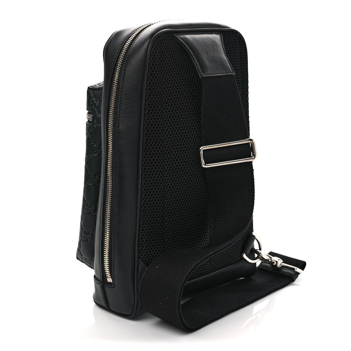 Guccissima Sling Backpack Black