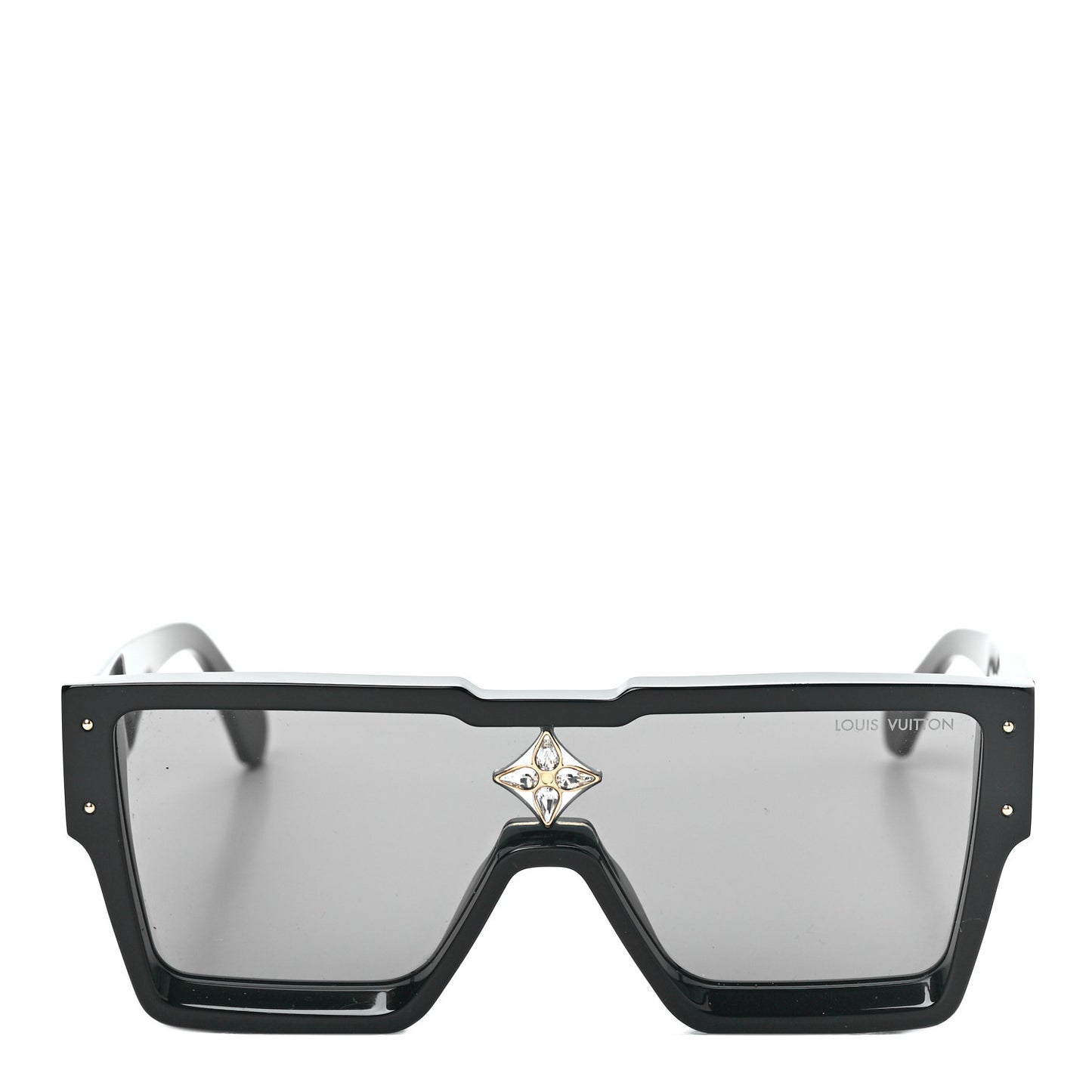 Acetate Swarovski Crystal Cyclone Sunglasses Z1547E Black