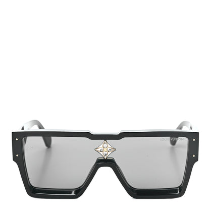 Louis Vuitton Acetate Swarovski Crystal Cyclone Sunglasses Z1547E Black 4 of 7