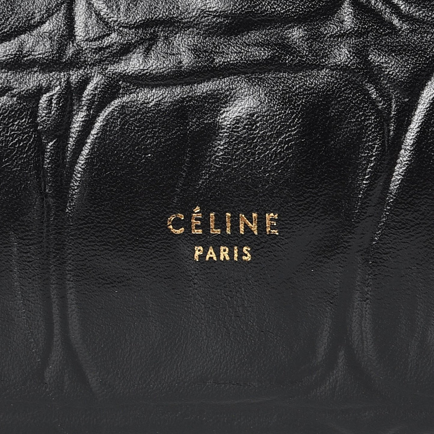 Calfskin Crocodile Embossed Small Belt Bag Black