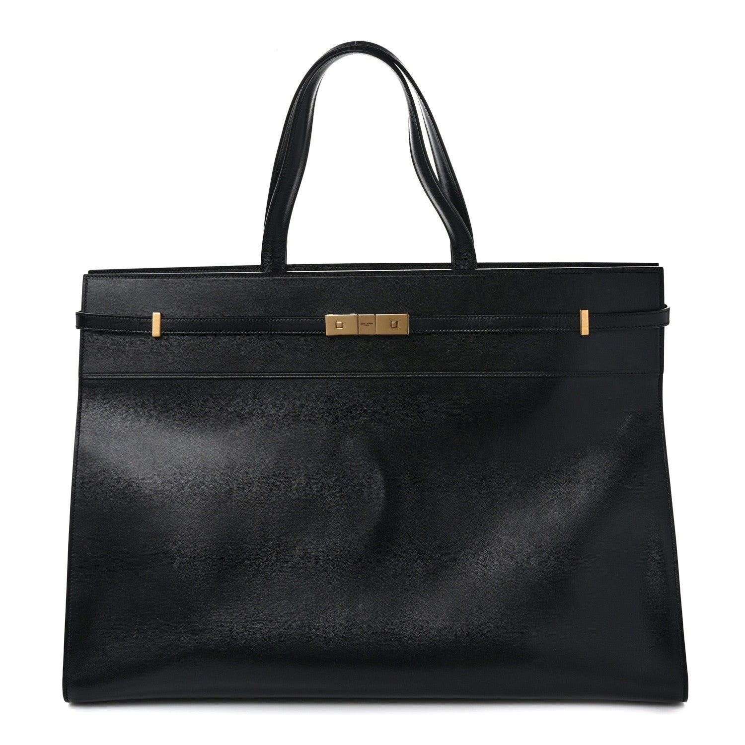 Saint Laurent Calfskin Large Manhattan Shopper Tote Black 1 of 9