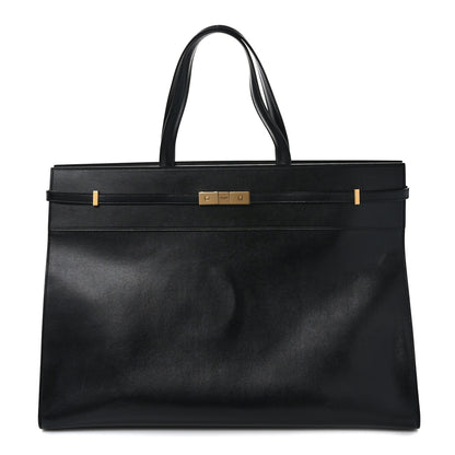 Saint Laurent Calfskin Large Manhattan Shopper Tote Black 1 of 9