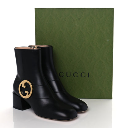 Gucci Malaga Kid GG Blondie 55mm Ankle Boots 39.5 Black 9 of 9