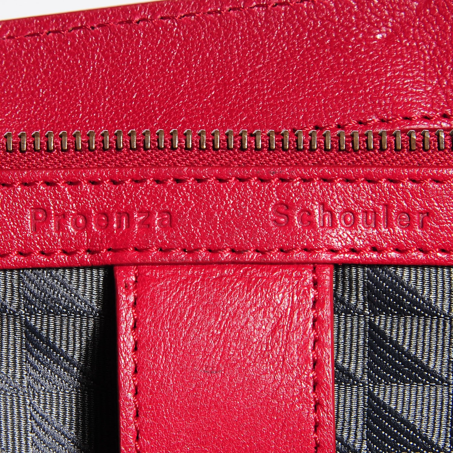 Proenza Schouler Lambskin PS1 Large Satchel Chianti 12 of 13