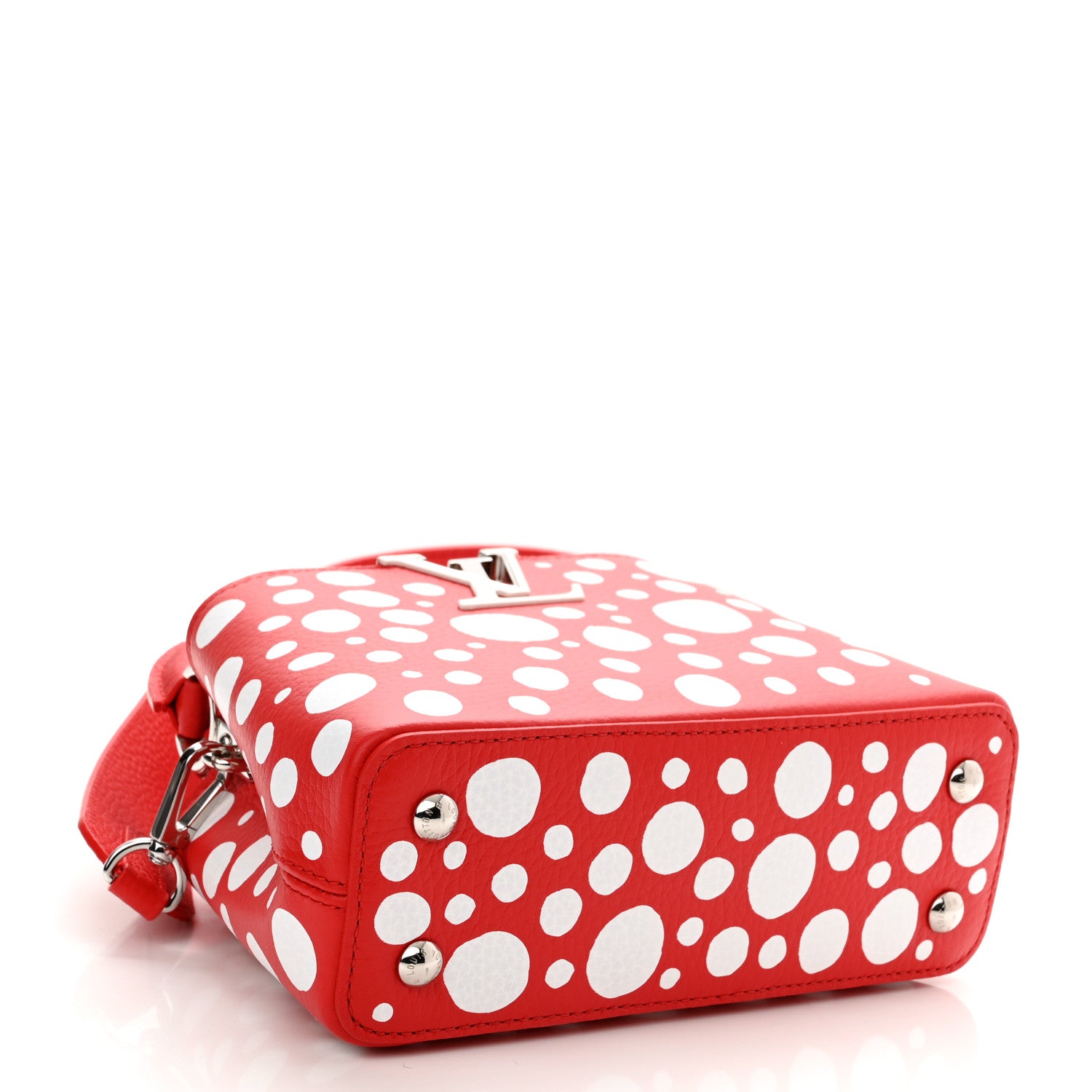 Louis Vuitton LV X YK Taurillon Capucines Mini Red White 3 of 8