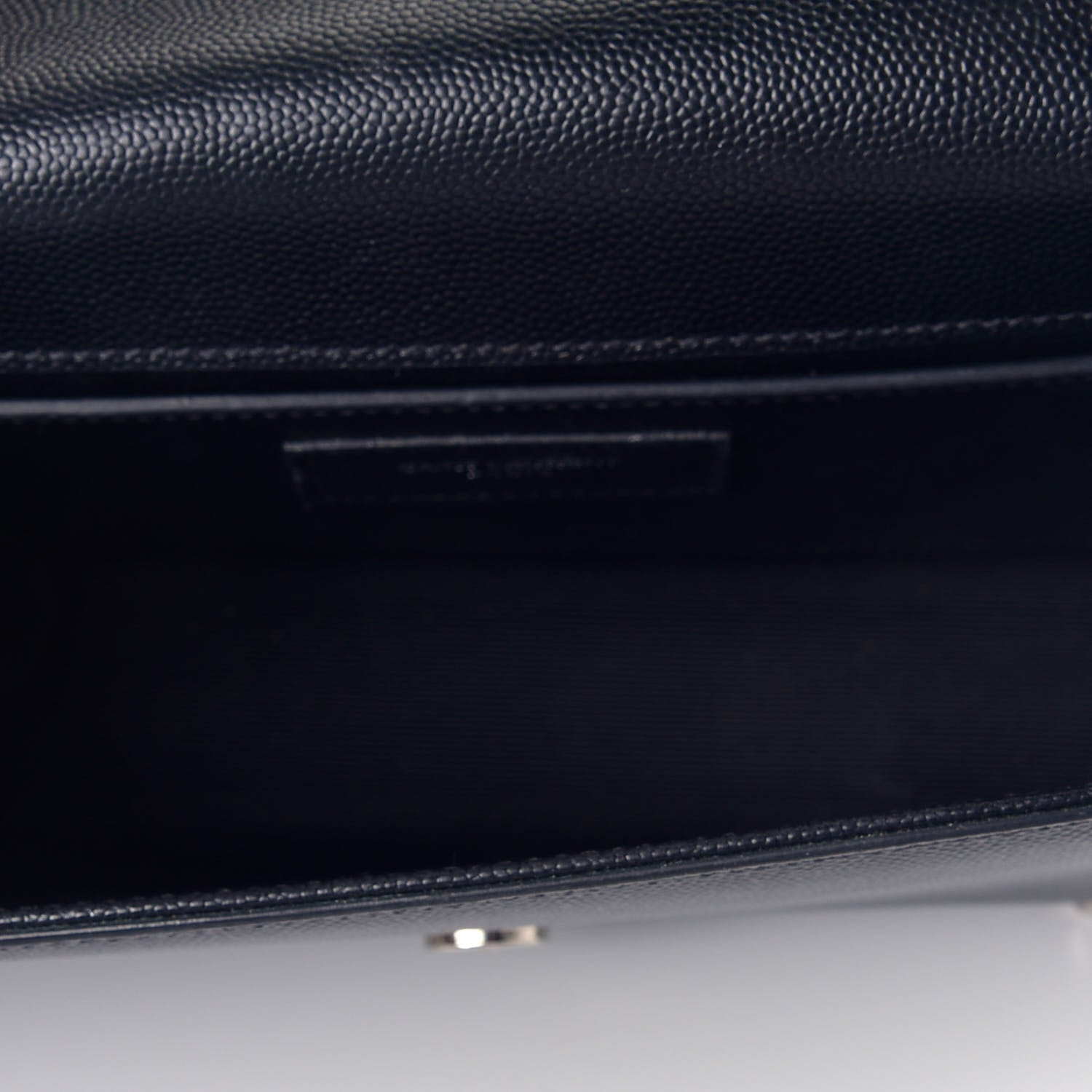 Saint Laurent Grain De Poudre Small Monogram Kate Satchel Black 5 of 8