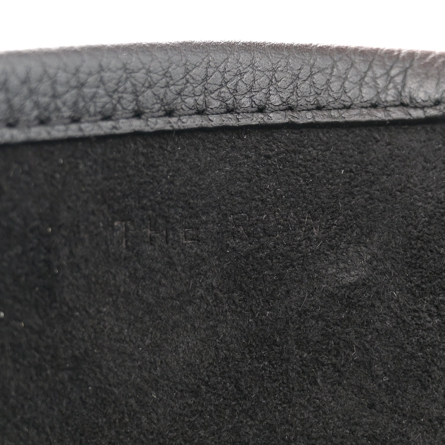 The Row Grained Calfskin Medium N/S Park Tote Black 6 of 11