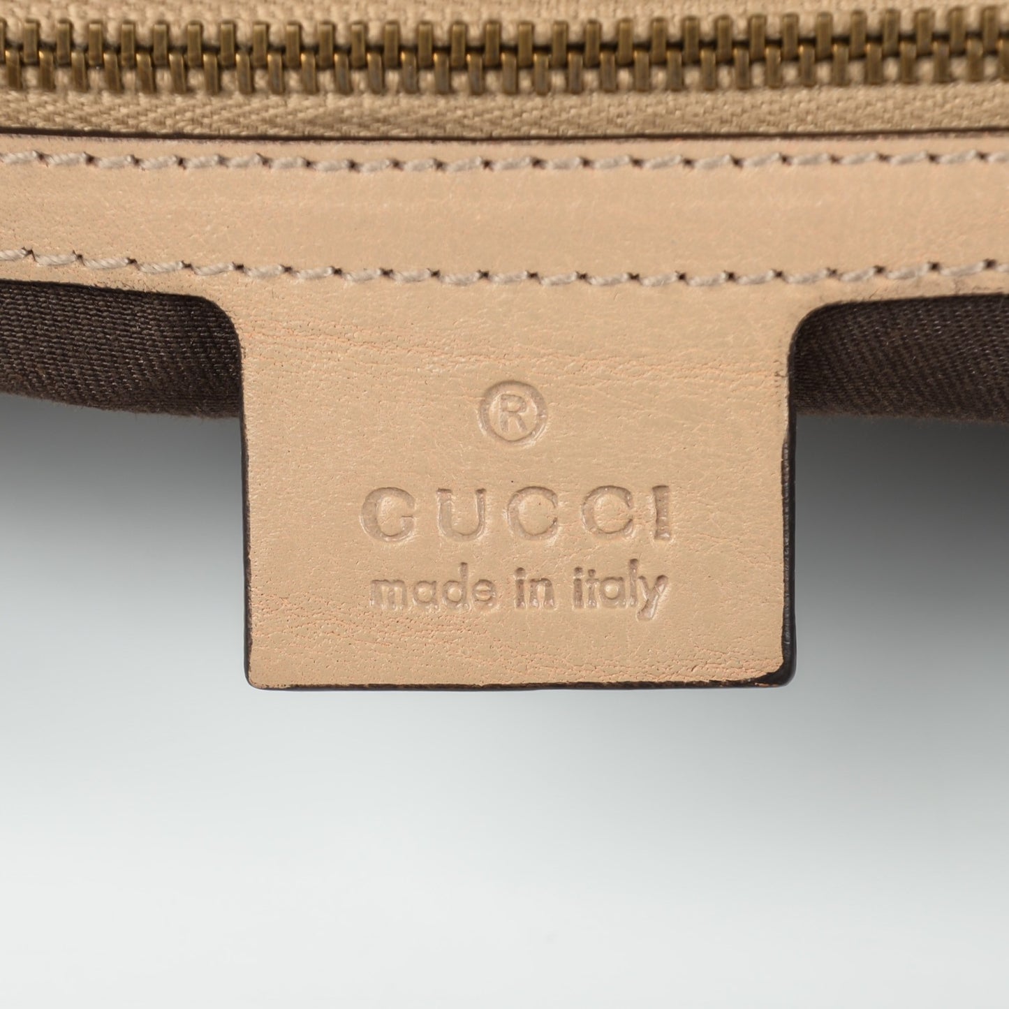 Monogram Large Jockey Hobo Beige