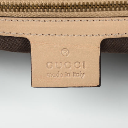 Gucci Monogram Large Jockey Hobo Beige 6 of 7