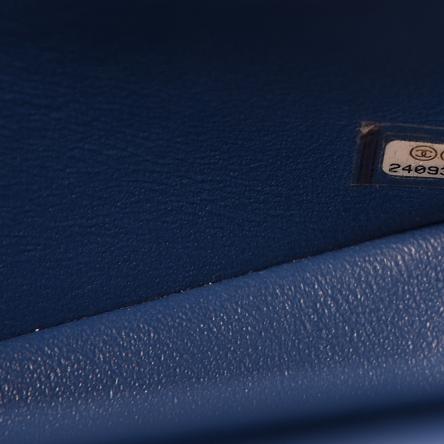 Chanel Lambskin Quilted Jumbo Double Flap Blue 7 of 13