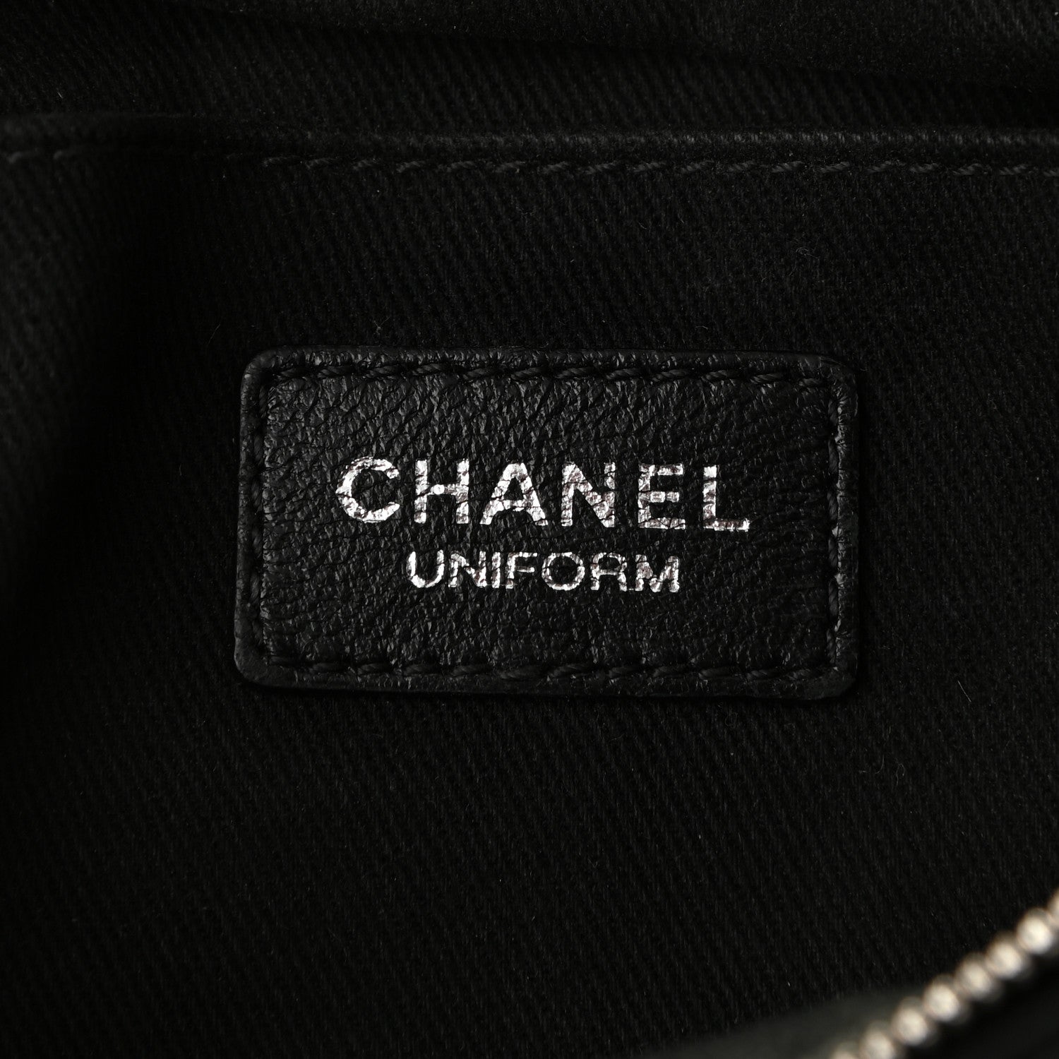 Chanel Grained Calfskin Quilted Waist Belt Bag Black 6 of 10