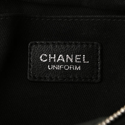 Chanel Grained Calfskin Quilted Waist Belt Bag Black 6 of 10