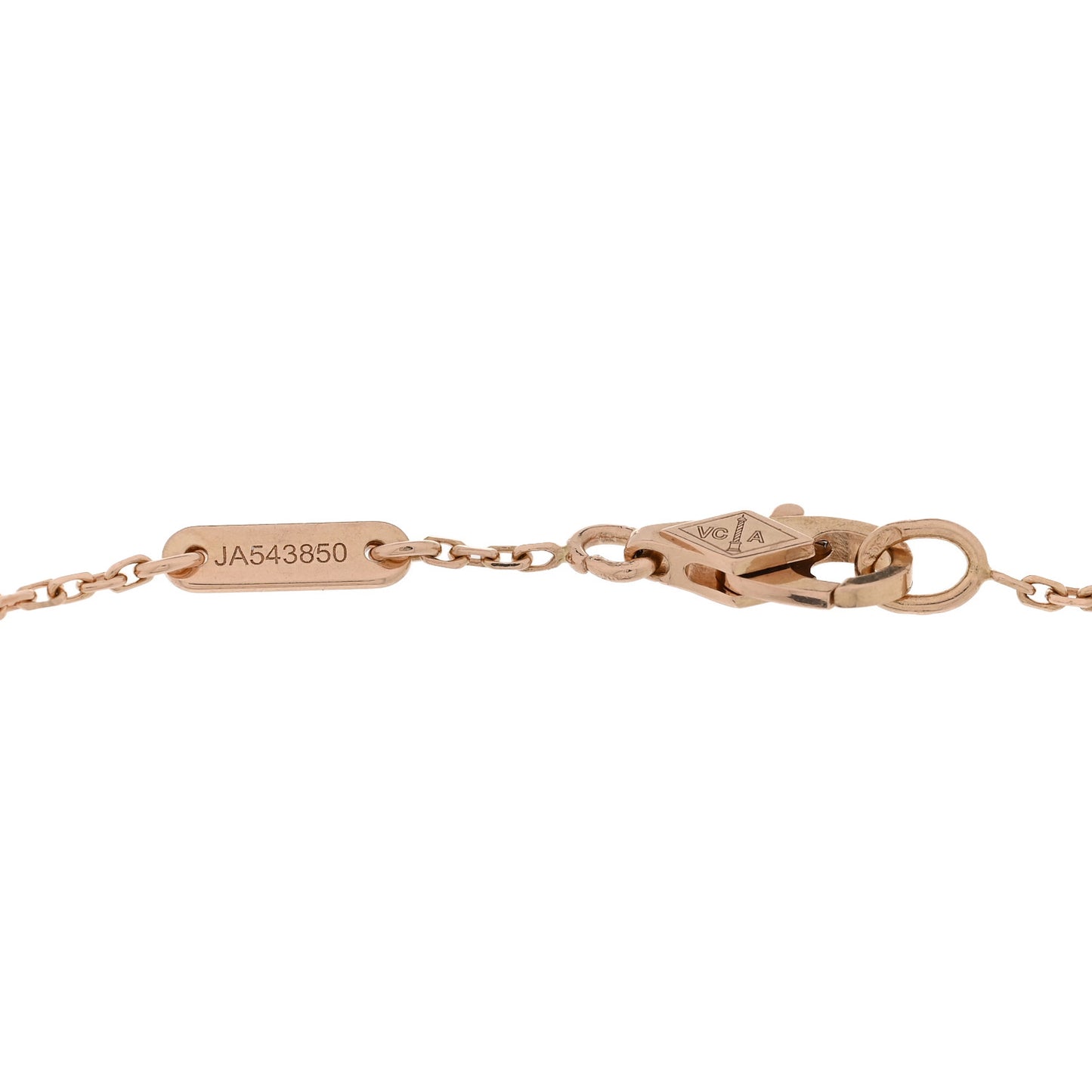 18K Rose Gold Carnelian Sweet Alhambra Bracelet