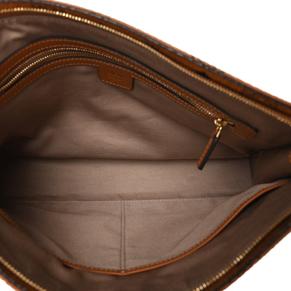 MCM Visetos Large Zip Pouch Cognac 5 of 10