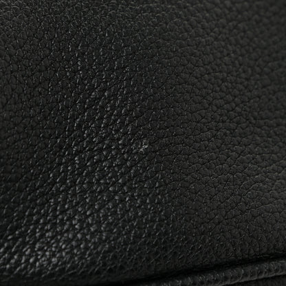 Gucci Grained Calfskin Logo Half Moon Hobo Black 11 of 14