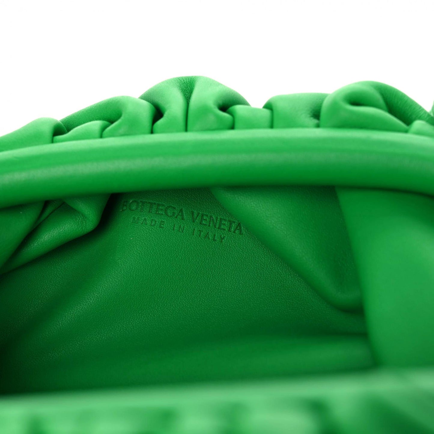 Butter Calfskin The Mini Pouch Parakeet