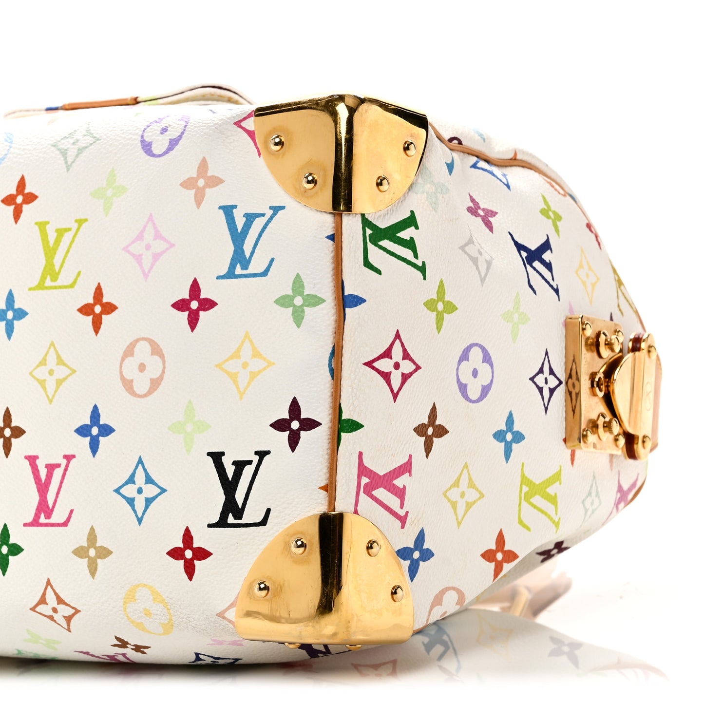Monogram Multicolor Speedy 30 White