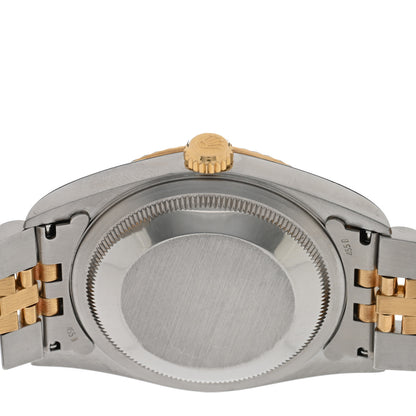 Rolex Stainless Steel 18K Yellow Gold 36mm Oyster Perpetual Datejust Watch Champagne 16233 4 of 4