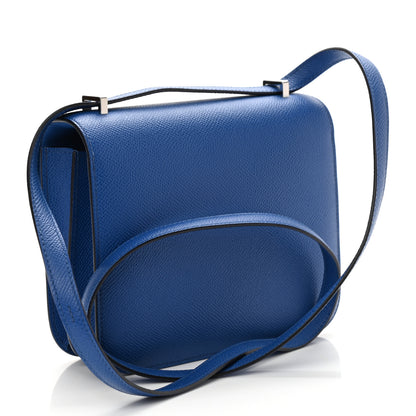 Hermes Epsom Enamel Constance 18 Bleu France 3 of 10