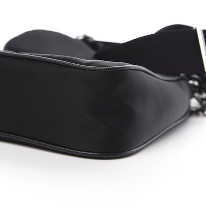Prada Nylon Re-Edition 2005 Shoulder Bag Black 10 of 11