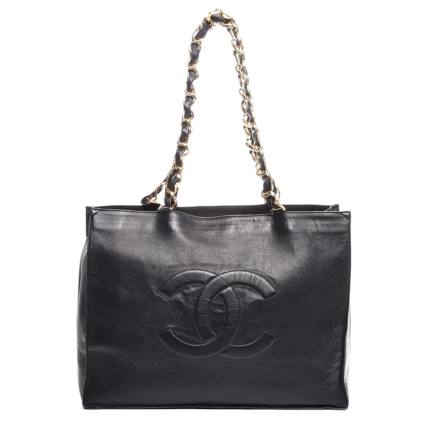 Lambskin CC Tote Black