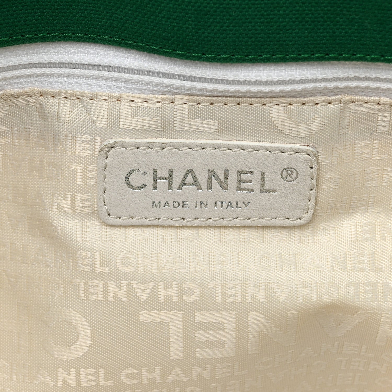 Chanel Canvas Quilted N°5 Shopping Tote Beige 6 of 13