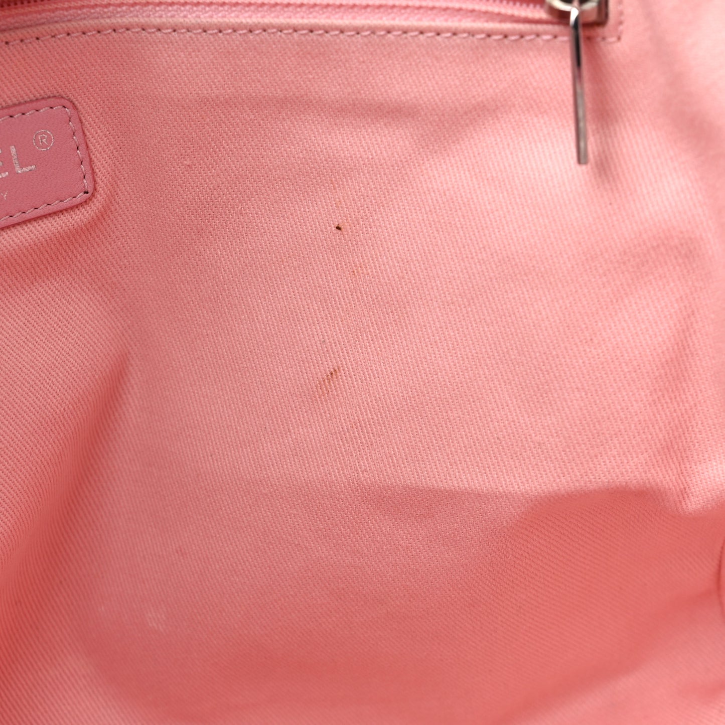 Woven Straw Raffia Medium Deauville Tote Pink