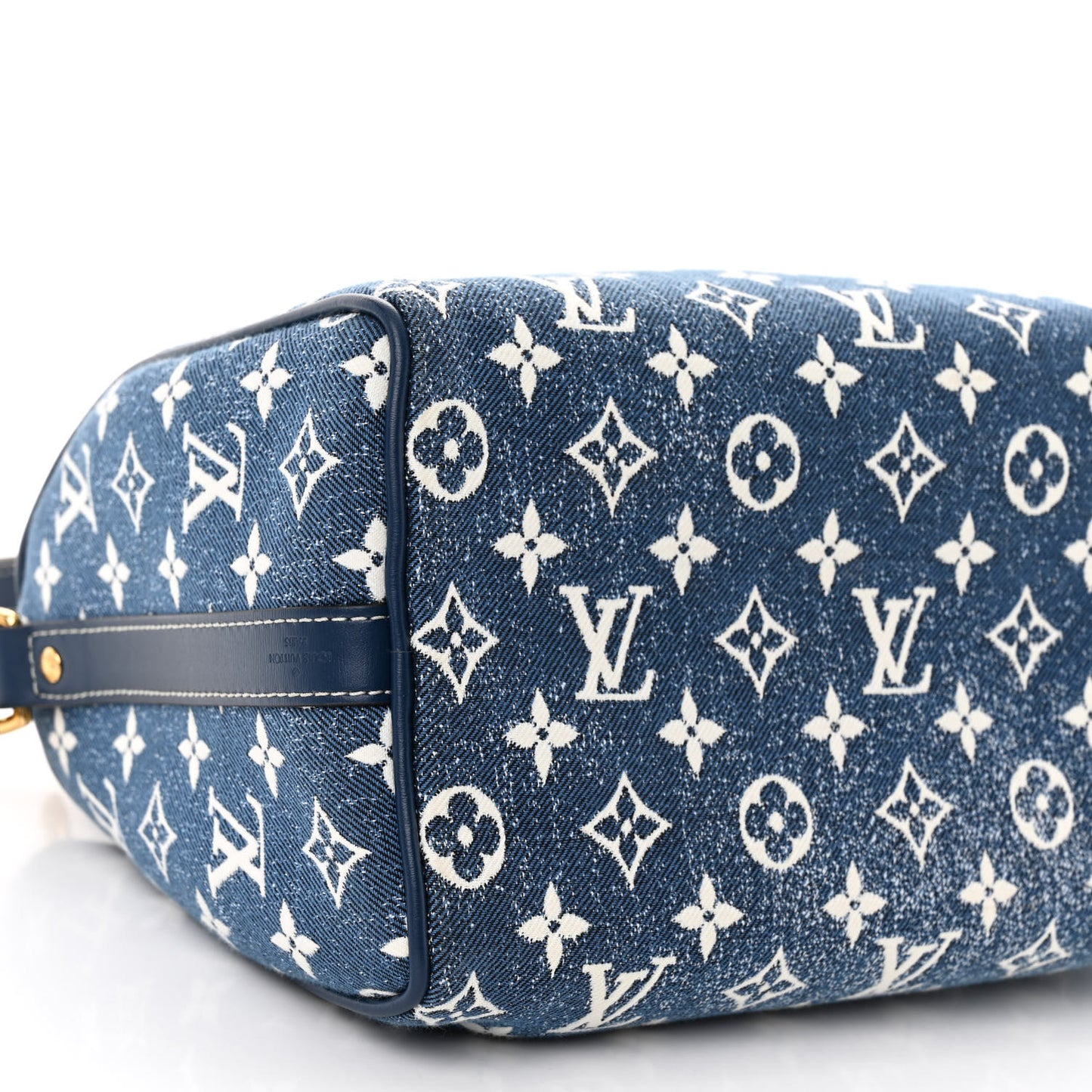 Monogram Jacquard Denim Speedy Bandouliere 25 Bleu