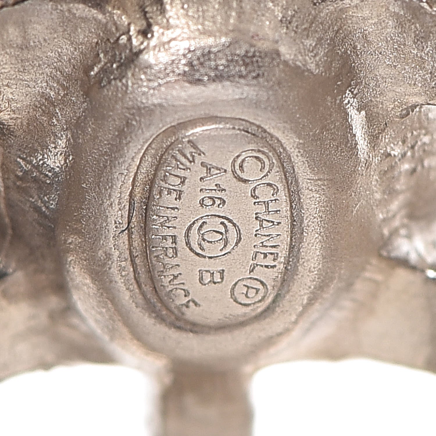 Chanel Pearl CC Ring 6 Silver 5 of 7