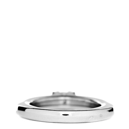 Cartier 18K White Gold Diamond .27ct Louis Ring 52 6 4 of 8