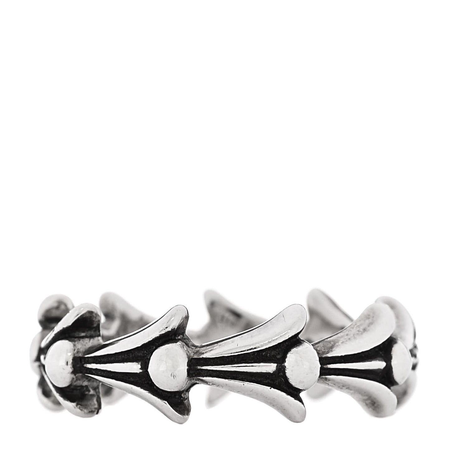 Sterling Silver Crosstail Ring 50 5.5