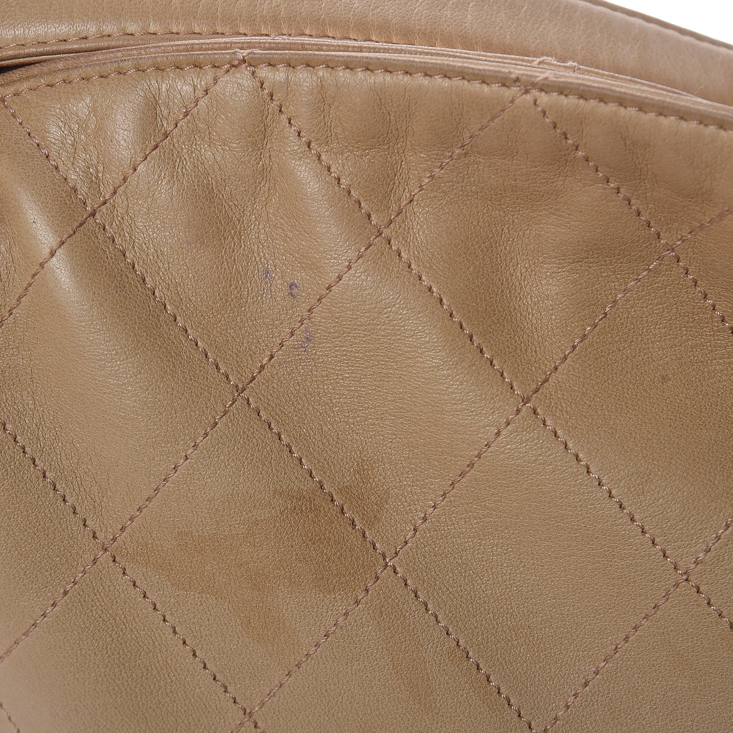 Chanel Lambskin Stitched Medium Ultimate Soft Tote Beige 10 of 16