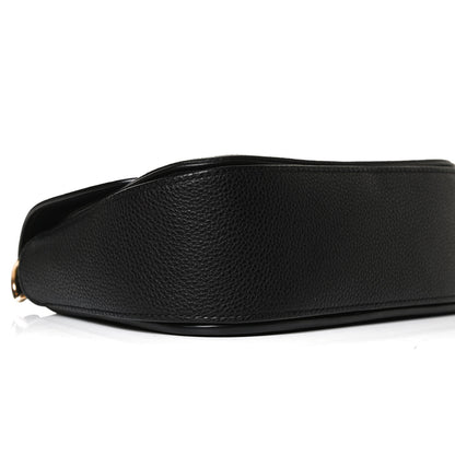 Louis Vuitton Grained Calfskin Vivienne NM Black 6 of 12