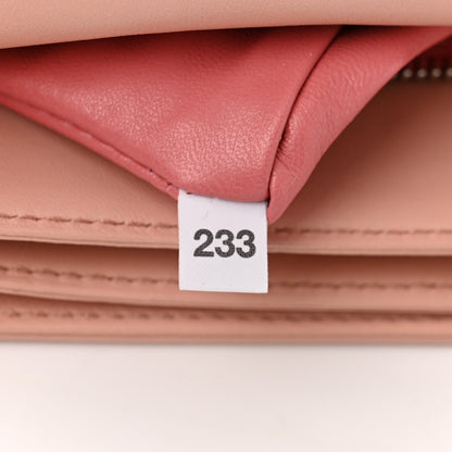 Prada Nappa Gaufre Chain Shoulder Bag Pesca 9 of 15