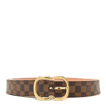 Louis Vuitton Damier Ebene Mini 25mm Belt 75 30 1 of 8