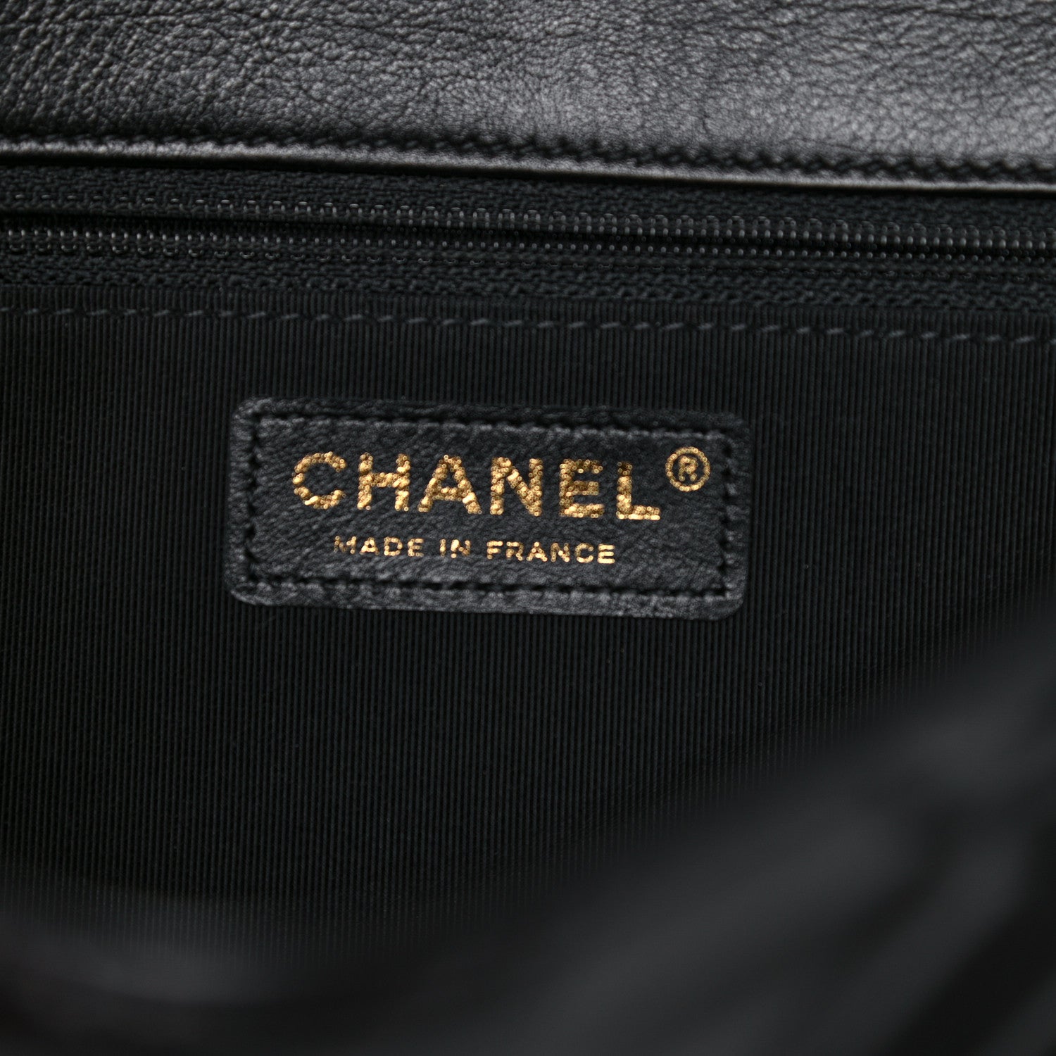 Chanel Crumpled Calfskin Quilted Large Chain All Over Flap Bag Black 6 of 12