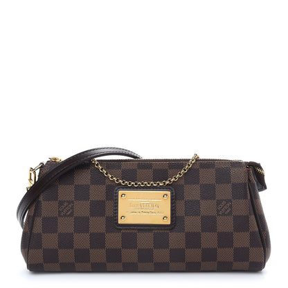 Louis Vuitton Damier Ebene Eva Clutch 1 of 9