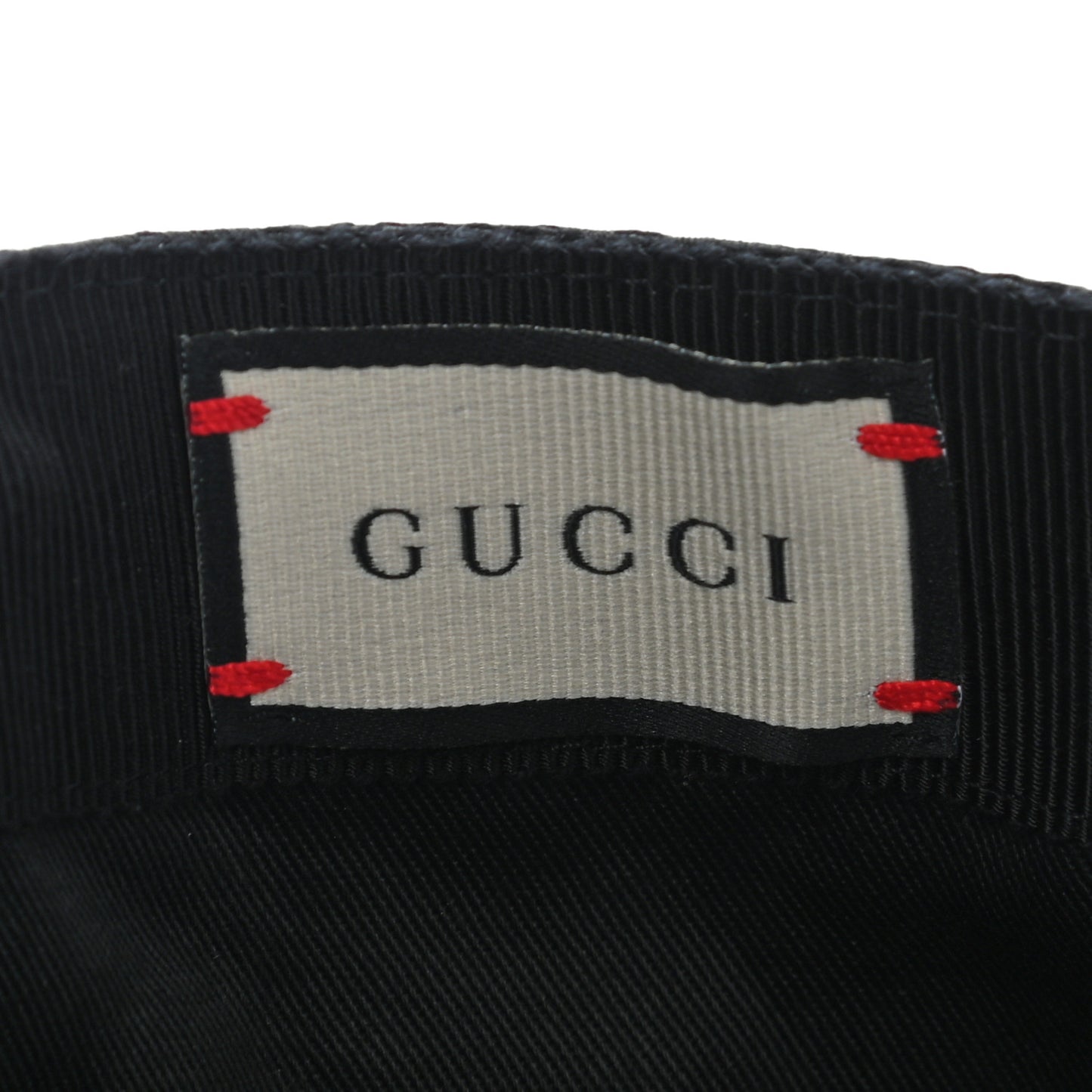 Monogram Web Baseball Hat M Black