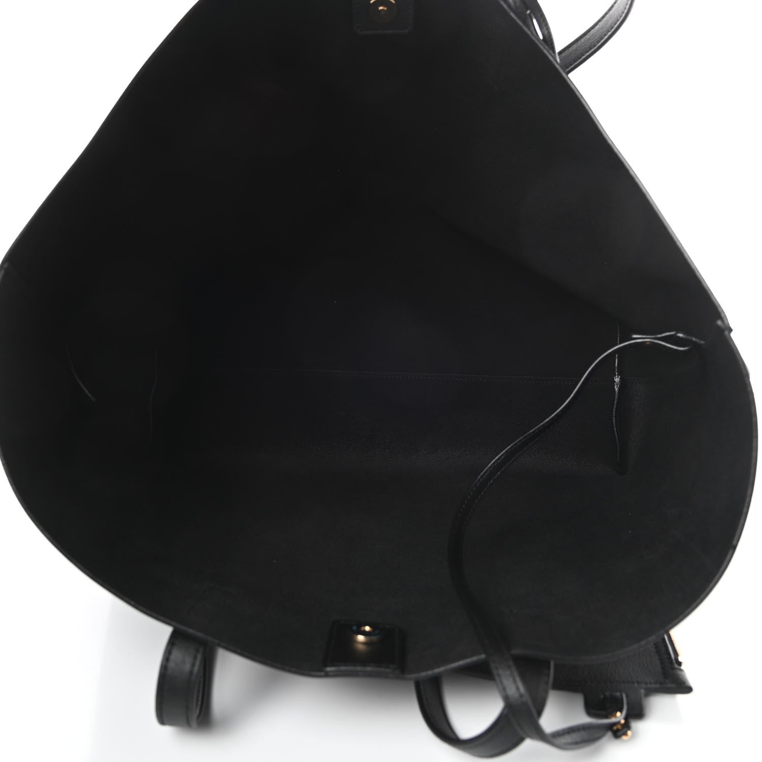 Saint Laurent Calfskin Large Shopping Tote Black 6 of 11