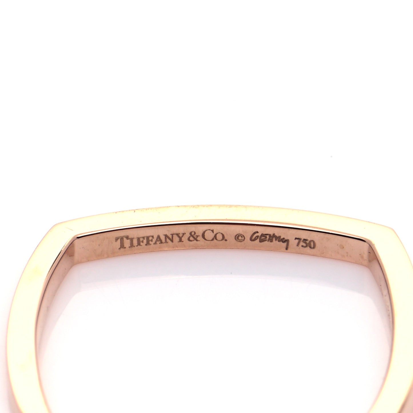 18K Rose Gold Frank Gehry Torque Ring 49 5