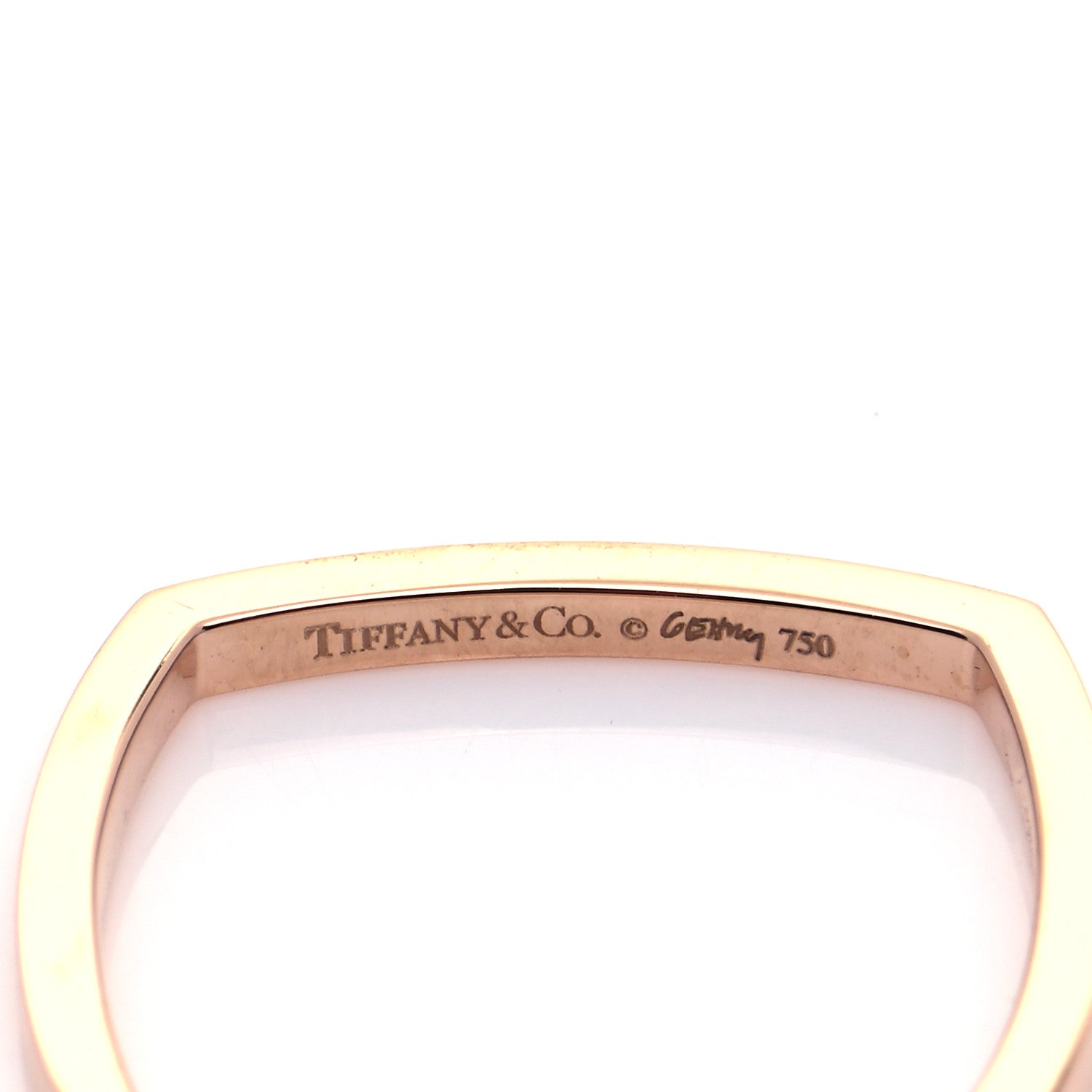 Tiffany 18K Rose Gold Frank Gehry Torque Ring 49 5 5 of 5