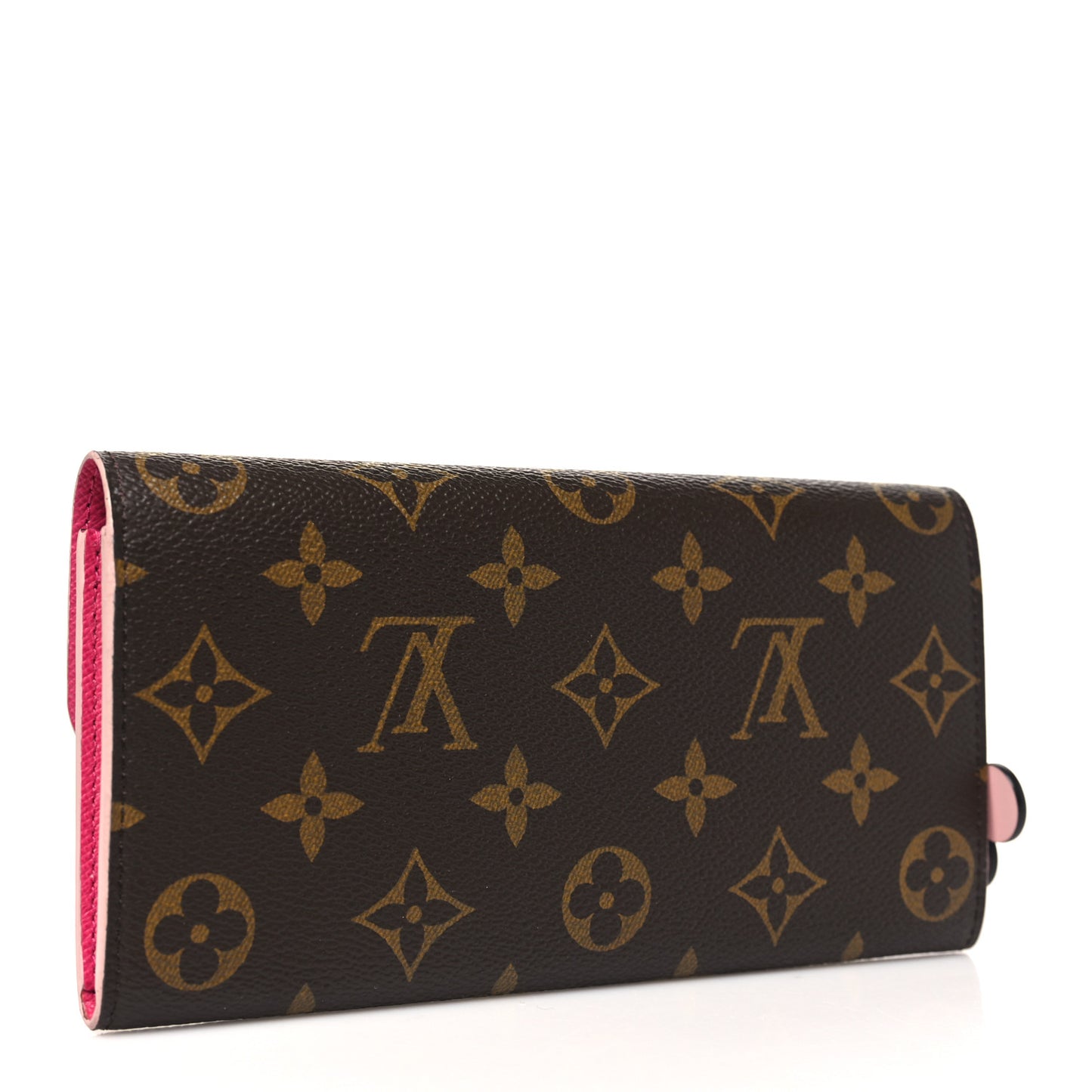 Monogram Bloom Flower Emilie Wallet Fuchsia