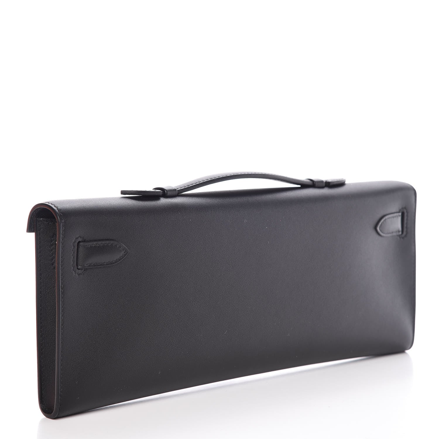 Hermes Swift Kelly Cut Clutch Pochette Black 3 of 9
