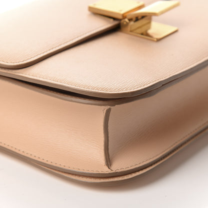 Celine Liege Calfskin Medium Classic Box Flap Bag Nude 6 of 10