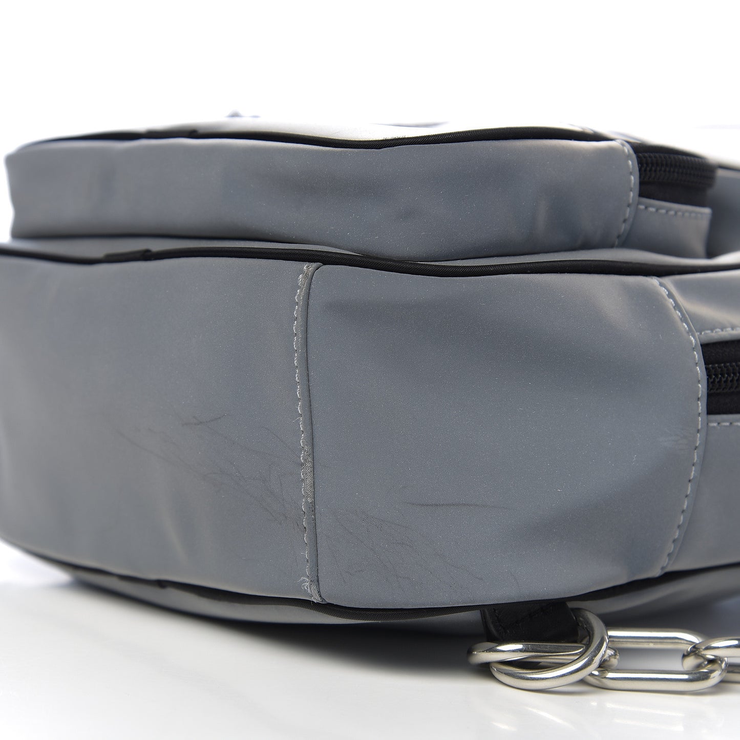 Nylon Medium Attica Soft Backpack Reflective Silver