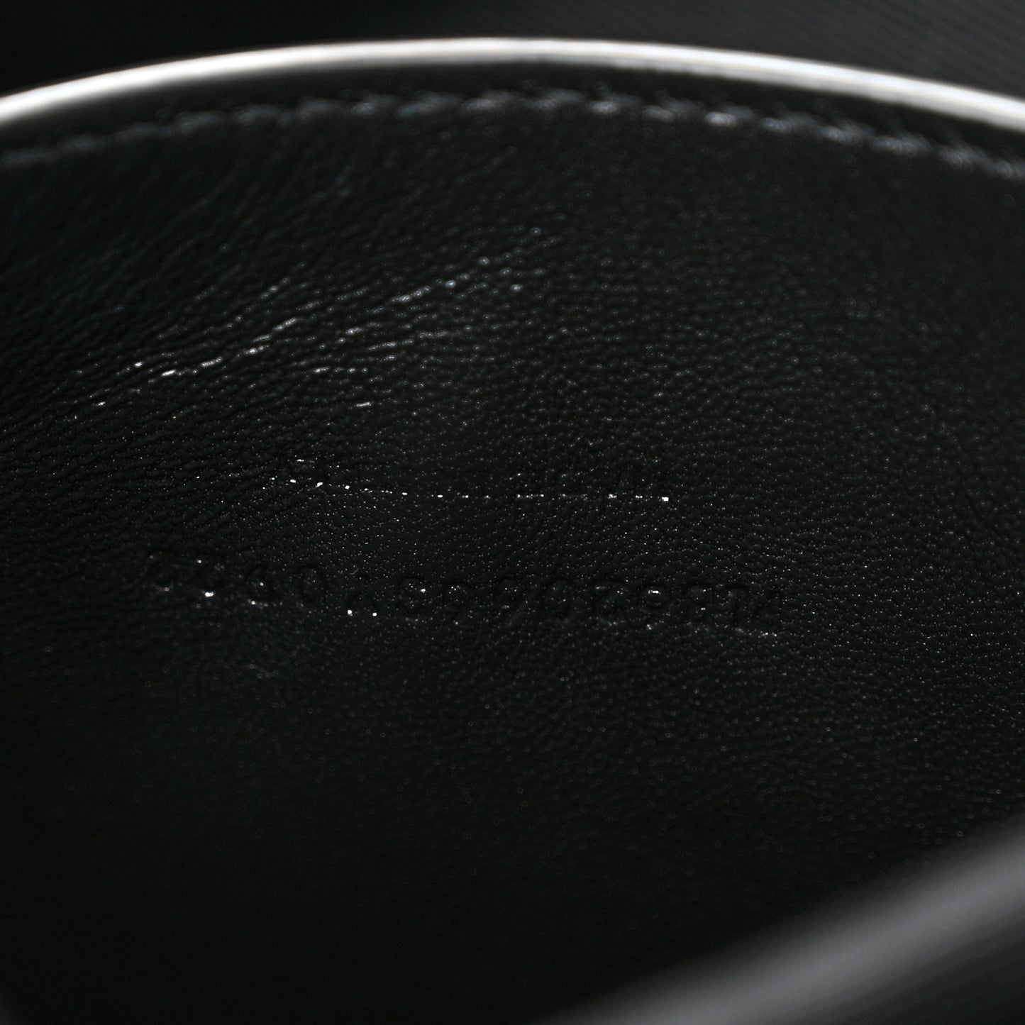 Grain De Poudre Medium West Hollywood Monogram Fold-Over Black