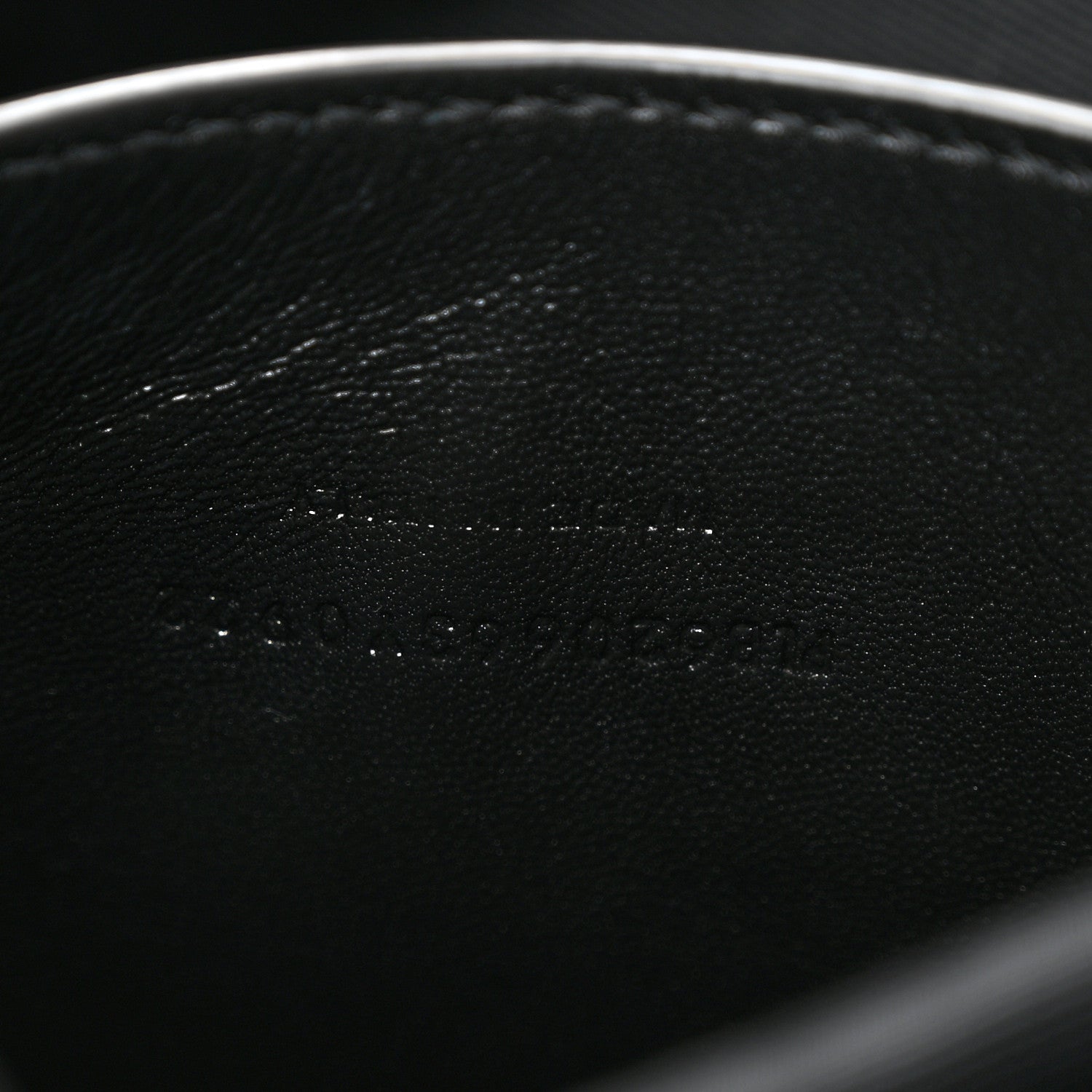 Saint Laurent Grain De Poudre Medium West Hollywood Monogram Fold-Over Black 7 of 11