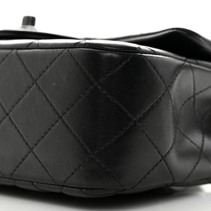 Chanel Lambskin Quilted Mini Top Handle Rectangular Flap So Black 10 of 11