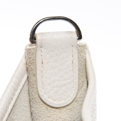Hermes Taurillon Clemence Evelyne III GM White 3 of 15