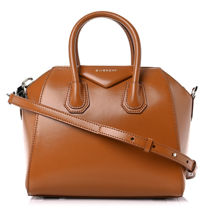 Givenchy Shiny Lord Calfskin Mini Antigona Camel 1 of 11